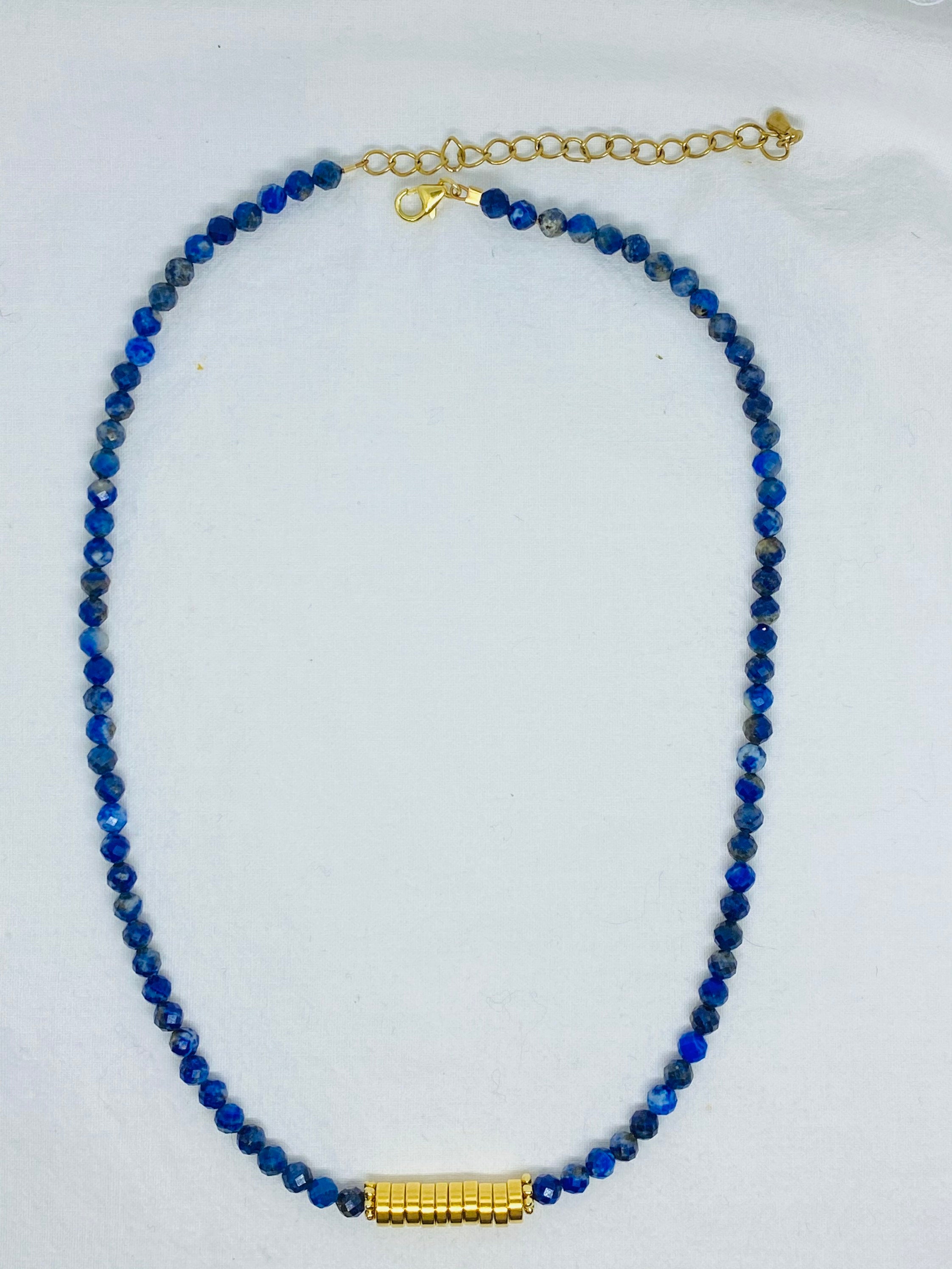 Indigo Blue Round Lapis Lazuli Beads (4mm) — The Bead Chest
